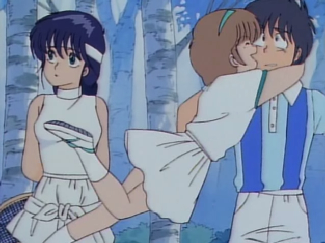 ayukawa, hikaru and kyousuke from kimagure orange road