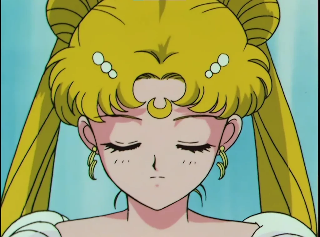 Princess Serenity gearing up for the final battle.